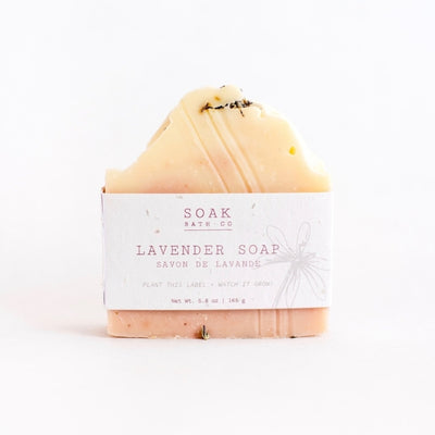 Lavender Soap Bar | SOAK Bath Co. | boogie + birdie