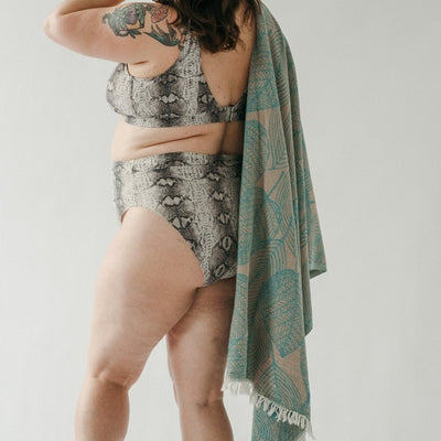 Leaf Applique Turkish Towel | Pokoloko | boogie + birdie