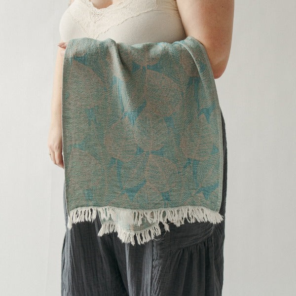 Leaf Applique Turkish Hand Towel | Pokoloko | boogie + birdie