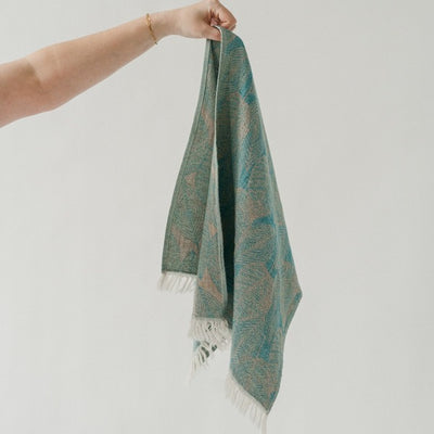 Leaf Applique Turkish Hand Towel | Pokoloko | boogie + birdie