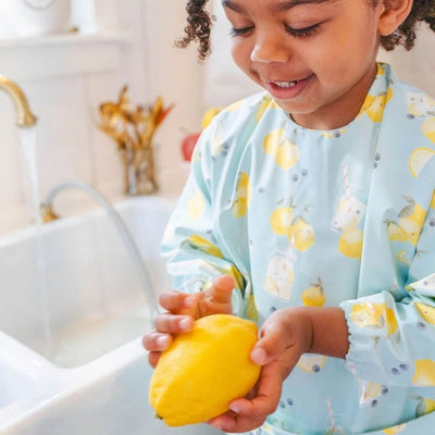 Lemon Squeezy Long Sleeve Bib  | Loulou Lollipop | boogie + birdie