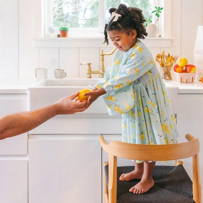 Lemon Squeezy Long Sleeve Bib  | Loulou Lollipop | boogie + birdie