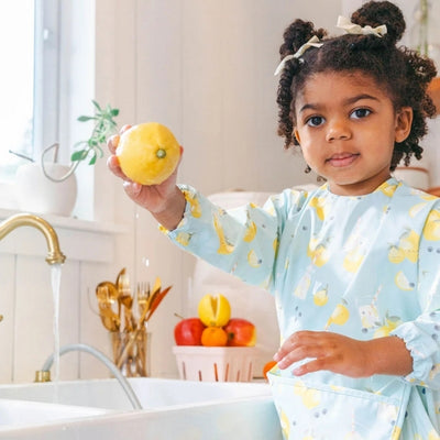 Lemon Squeezy Long Sleeve Bib  | Loulou Lollipop | boogie + birdie