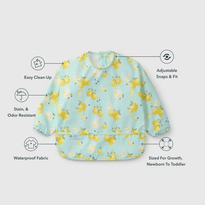 Lemon Squeezy Long Sleeve Bib  | Loulou Lollipop | boogie + birdie