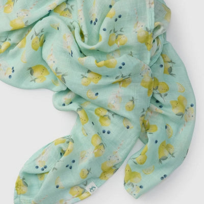 Lemon Squeezy Muslin Swaddle | Loulou Lollipop | boogie + birdie
