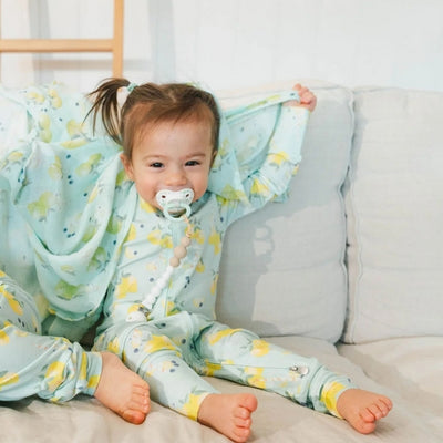 Lemon Squeezy Muslin Swaddle | Loulou Lollipop | boogie + birdie