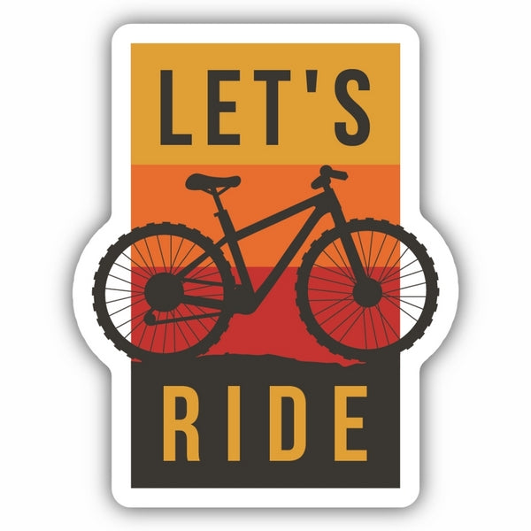 Let's Ride Bike Sticker | Stickers Northwest | boogie + birdie