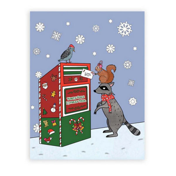 Letters to Santa Christmas Card | Evil Llama and Friends | boogie + birdie