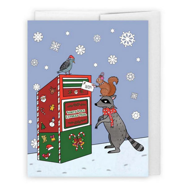 Letters to Santa Christmas Card | Evil Llama and Friends | boogie + birdie