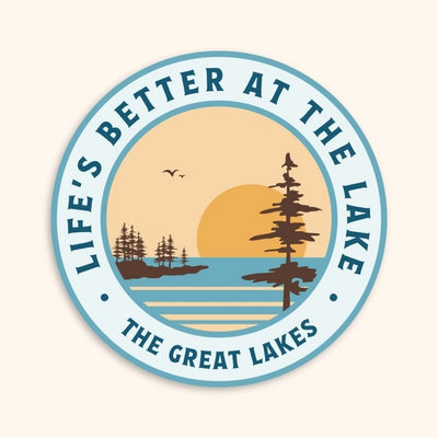 Life's Better at the Lake Sticker | Le Petit Lapin | boogie + birdie