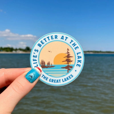 Life's Better at the Lake Sticker | Le Petit Lapin | boogie + birdie