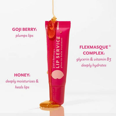 Lip Service Nourishing Gloss-to-Balm | Patchology | boogie + birdie