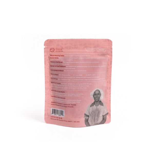 Little Berry Hibiscus Loose Leaf Tea Pouch | Justea | boogie + birdie