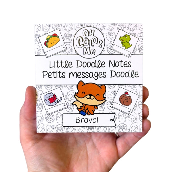 Lunch Notes Mini Colouring Book | Oh Color Me | boogie + birdie