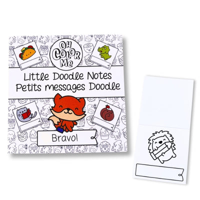 Lunch Notes Mini Colouring Book | Oh Color Me | boogie + birdie