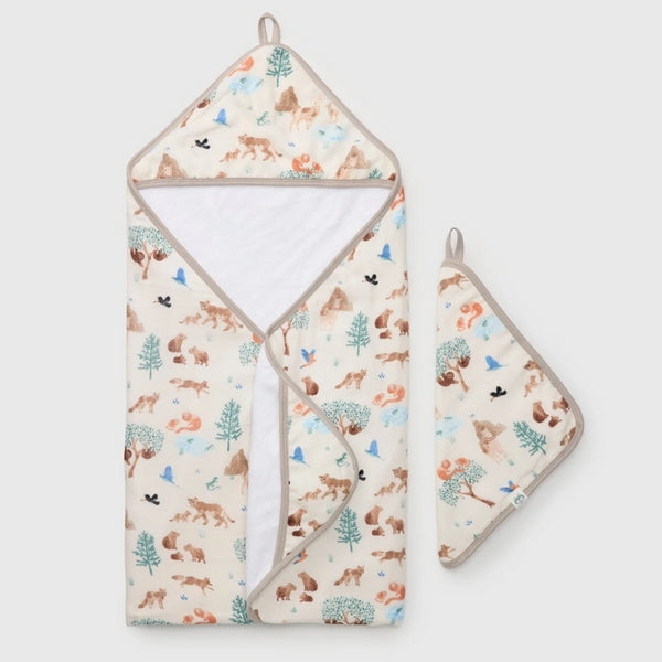 Llama Adventures Hooded Towel Set  | Loulou Lollipop | boogie + birdie