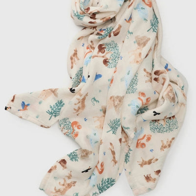 Llama Adventures Muslin Swaddle | Loulou Lollipop | boogie + birdie