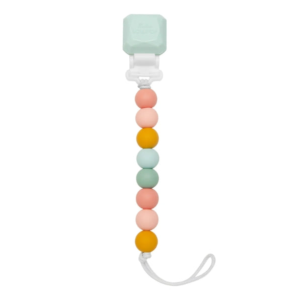 Lolli Gem Rainbow Pacifier Clip (HLDRRAIN) | Loulou Lollipop | boogie + birdie