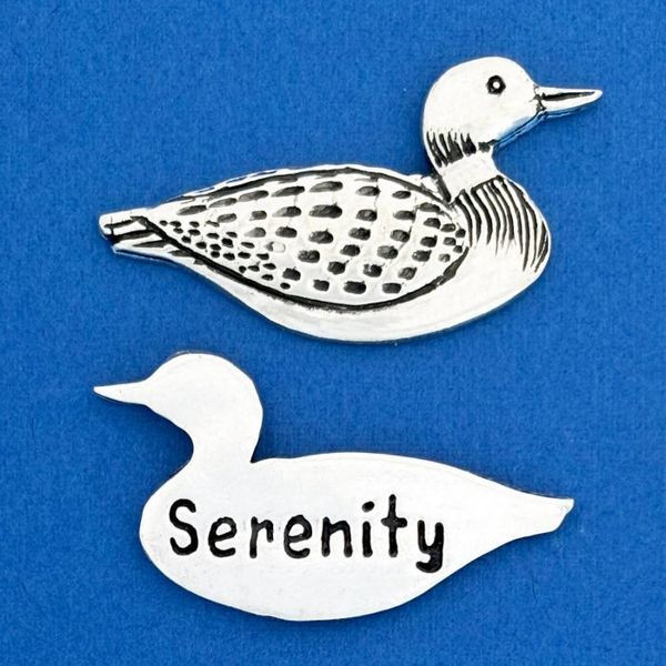 Pewter Loon/Serenity Token | Basic Spirit | boogie + birdie