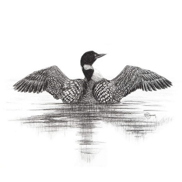 Loon Print 8x10 | Le Nid Atelier | boogie + birdie

