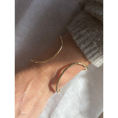 Brass Lissa Bowie Loop Cuff