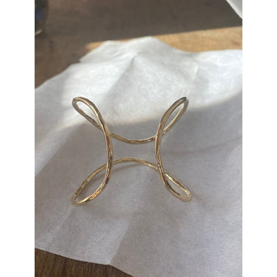 Brass Lissa Bowie Loop Cuff