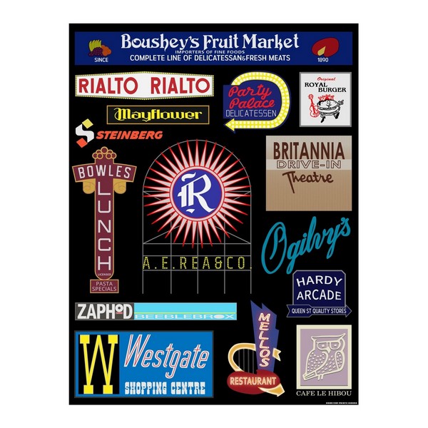 Lost Signs Print - Option 1 | Damn Fine | boogie + birdie