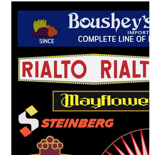 Lost Signs Print - Option 1 | Damn Fine | boogie + birdie