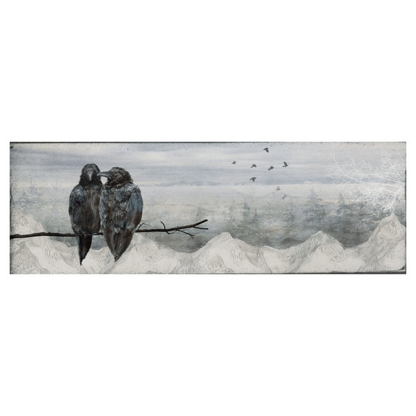 Lovebirds Branch Tiny Timber Art | Cedar Mountain Studios | boogie + birdie