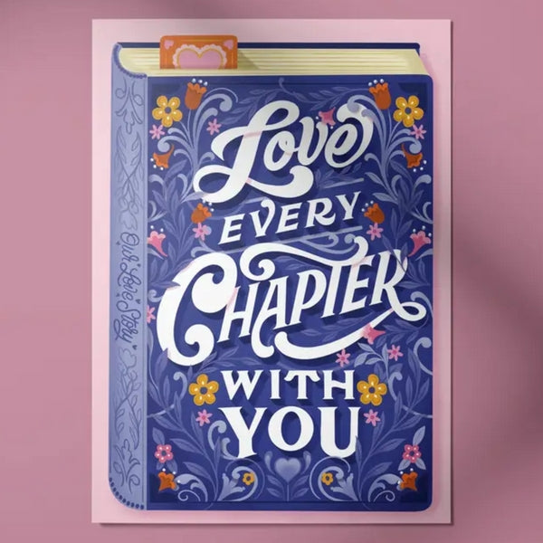 Love Every Chapter Art Card | To & Fro Gift Co. | boogie + birdie