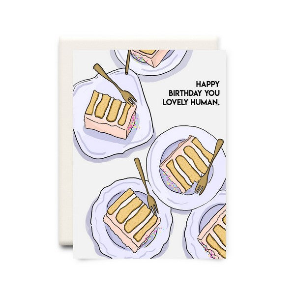 Lovely Human Birthday Card | Inkwell Cards | boogie + birdie