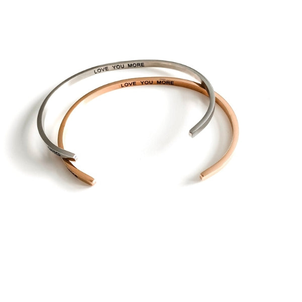 Gold Love You More Bangle | boogie + birdie | Glass House Goods