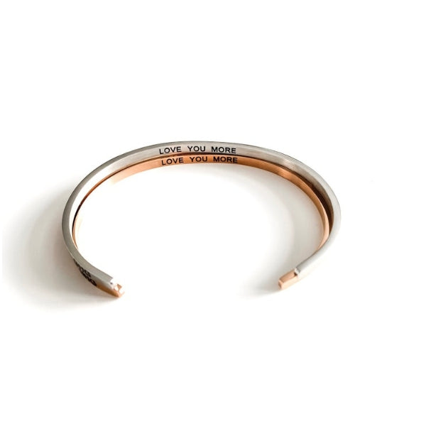 Gold Love You More Bangle | boogie + birdie | Glass House Goods