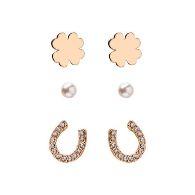 Gold Lucky Mix & Match Earring Set | Foxy Originals | boogie + birdie
