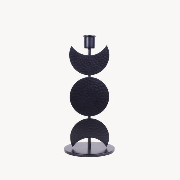 Moon Phase Black Candle Holder | Pokoloko | boogie + birdie