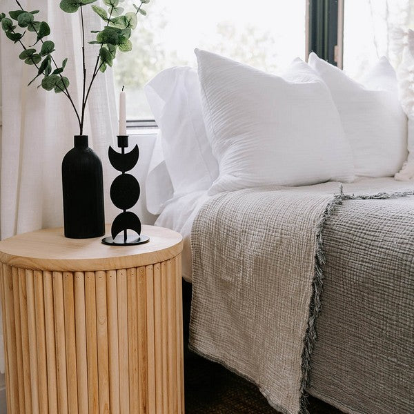 Moon Phase Black Candle Holder | Pokoloko | boogie + birdie