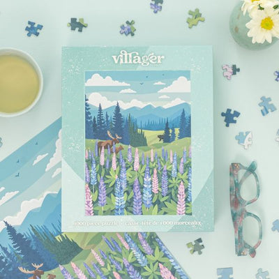 Lupines Meadow Puzzle (VPLUME01) | Villager Puzzles | boogie + birdie