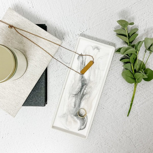 Marble Ceramic Tray | Lynn & Liana | boogie + birdie