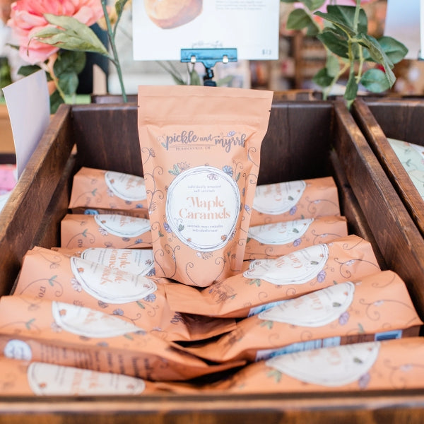 Maple Caramels 6 oz | Pickle & Myrrh | boogie + birdie