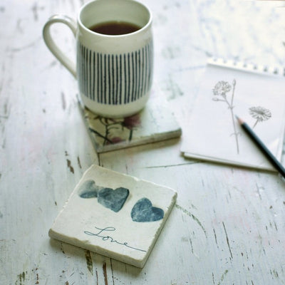 Crows Walking Marble Coaster (MC3026) | Cedar Mountain | boogie + birdie