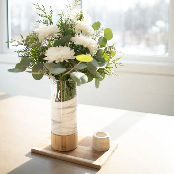 Marble Vase | Lynn & Liana | boogie + birdie