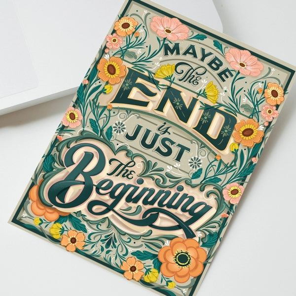 Maybe the End Art Card | To & Fro Gift Co. | boogie + birdie