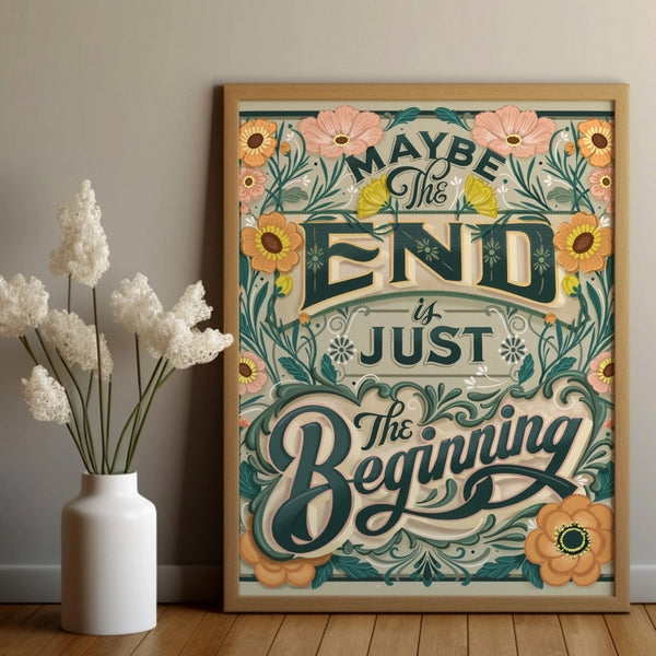 Maybe the End Art Print 11x14 | To & Fro Gifts | boogie + birdie