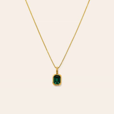 Gold May Waterproof Birthstone Necklace | Lover's Tempo | boogie + birdie