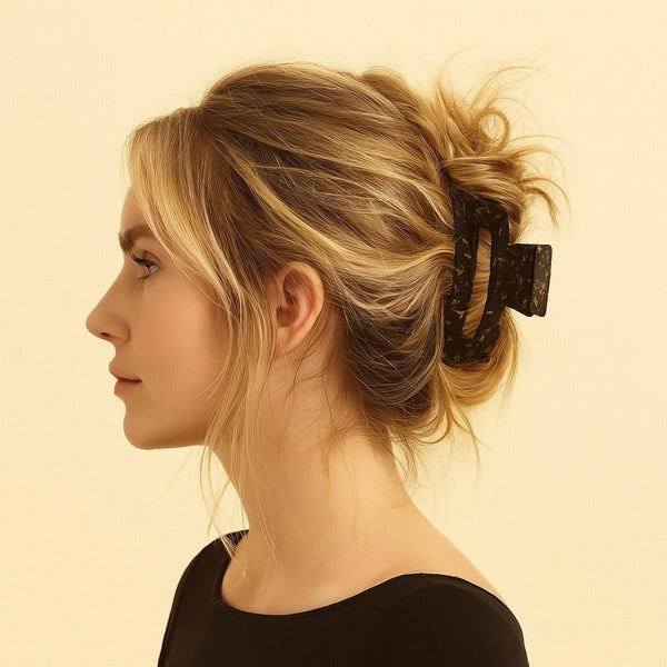 Cream Medeem Hair Claw (HC25MEDEEM-BC) | Pika & Bear | boogie + birdie