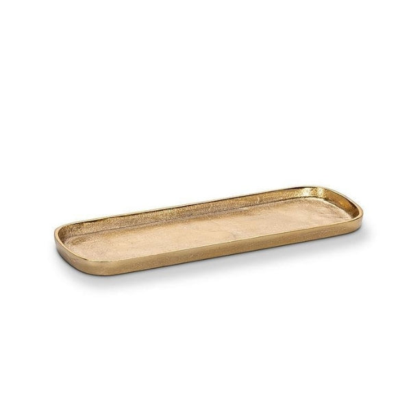Medium Oval Gold Tray 3"x10" | Trays | boogie + birdie