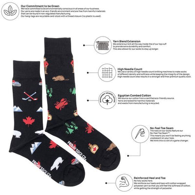 Men's Canada Icons Socks | Friday Sock Co. | boogie + birdie