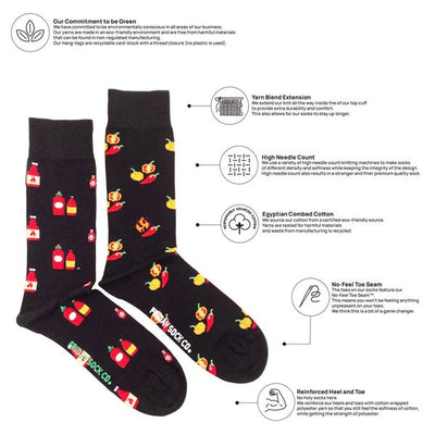 Men's Hot Sauce Socks | Friday Sock Co. | boogie + birdie