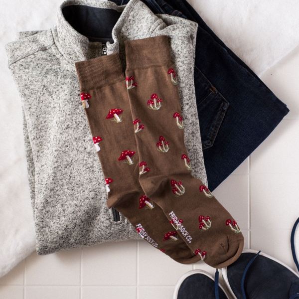 Men's Mushroom Socks | Friday Sock Co. | boogie + birdie