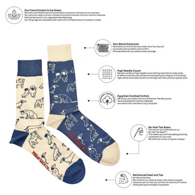 Men's Dogs Charity Socks | Friday Sock Co. | boogie + birdie